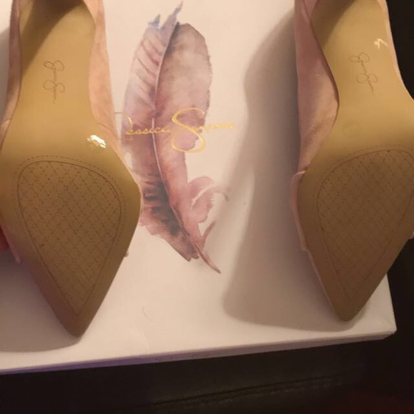 Creme colored Jessica Simpson heels size 10 - Picture 4 of 4
